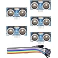 HiLetgo 5pcs HY-SRF05 Ultrasonic Sensor Module DC 5V HY-SRF05 Distance Measure Sensor for Arduino Raspberry Pi