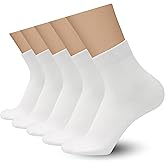 SERISIMPLE Mens Rayon Bamboo Ankle Breathable Socks Thin Quarter Athletic Comfortable Casual Mesh Socks 5 Pairs