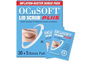 OCuSOFT Lid Scrub Plus 35 Count Inflation Buster with 5 Extra Pads