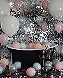 Kate Square Sliver Sequin Wall Panel Backdrop