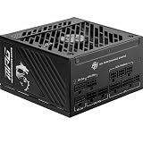 MSI MPG A1250GS 1250W 80 Plus Gold ATX 3.1 PCIe 5.1 Dual-native 12V-2x6 view 1
