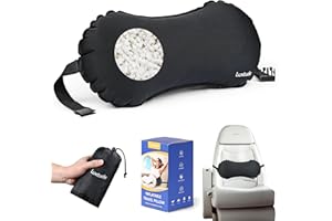 Luxtude Inflatable Lumbar Pillow for Airplane Travel, Lumbar Support Pillow for Office Chair/Car, Self-Inflating Travel Lumbar Pillow Back Support, Lower Back Pillow for Reducing Lumbar Pain