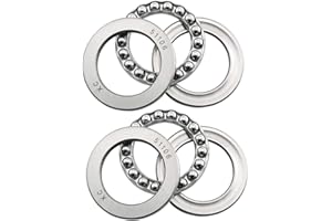 E-outstanding Thrust Bearing 2PCS 30mm x 47mm x 11mm Steel Single Direction Axial Ball Thrust Ball Bearings