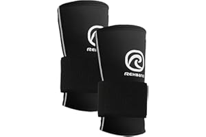 Rehband RX Wrist Support Power Max, 3-in-1 Neoprene Sleeve + Wrap for Strength Training, Protects during Kettlebell Training, stabilizes wrist, forearm protection, Colour:Black, Size:Medium