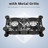 ELUTENG 80mm USB Fan 5V Double Row 3 Speed PC Laptop Cooling Cooler 8cm view 5