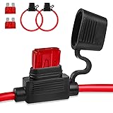 Inline Fuse Holder 12v 2 Pieces, Standard 18 Gauge
