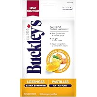 Buckley's Lozenges Extra Strength Buzz-Off Honey Lemon