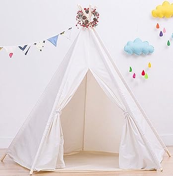 Amazon Com Teepee Tent For Kids White Kids Teepee Tent Tipi
