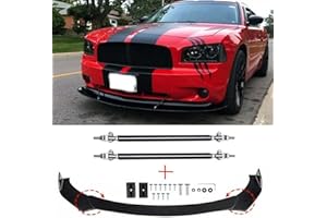 ABX Universal Front Bumper Lip Chin Spoiler Splitter Strut Rods Adjustable 8"-11" Support Splitter Rods Wide Body Kits Fit for Most Vehicle Compatible with Honda Accord Civic Mitsubishi Lancer