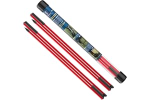 MoKo Golf Alignment Sticks, 2 Set Golf Alignment Rods, 48" Collapsible Alignment Stick Golf Training Tool for Aiming, Putting
