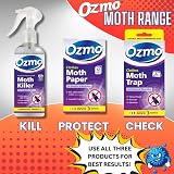 Ozmo Moth Killer Spray 250ml Kills Moths Eggs Larvae Safe for Home view 6