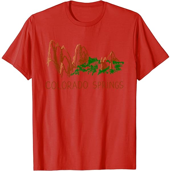 週末限定価格【Awa Tsireh】GARDEN OF THE GODS Amazon.com: Colorado Springs Garden of the Gods T shirt