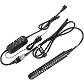 GRILLME 1500W Immersion Water Heater with Intelligent Temperature Controller,Fully Submersible Portable Electric Heater,5 Galons Bucket Heater,Corrosion Preventive 316L Shel,Easy and Convenient to Use