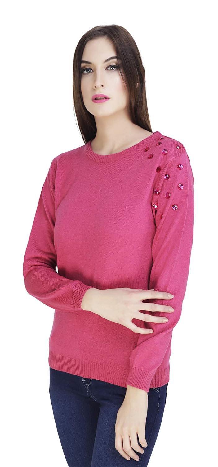 moda caster women's acrylic sweater