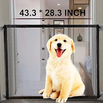 mesh baby gate with hooks