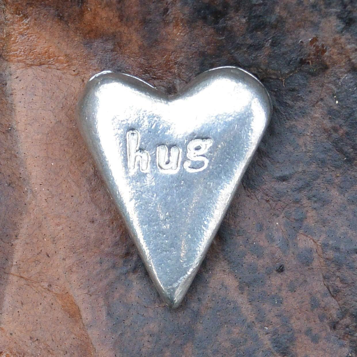 Pocket Hug Gift, Tiny Hug Token, Little Hug Keepsake, Thinking of You Gift, Handmade in Fine Pewter by William Sturt - Image 4