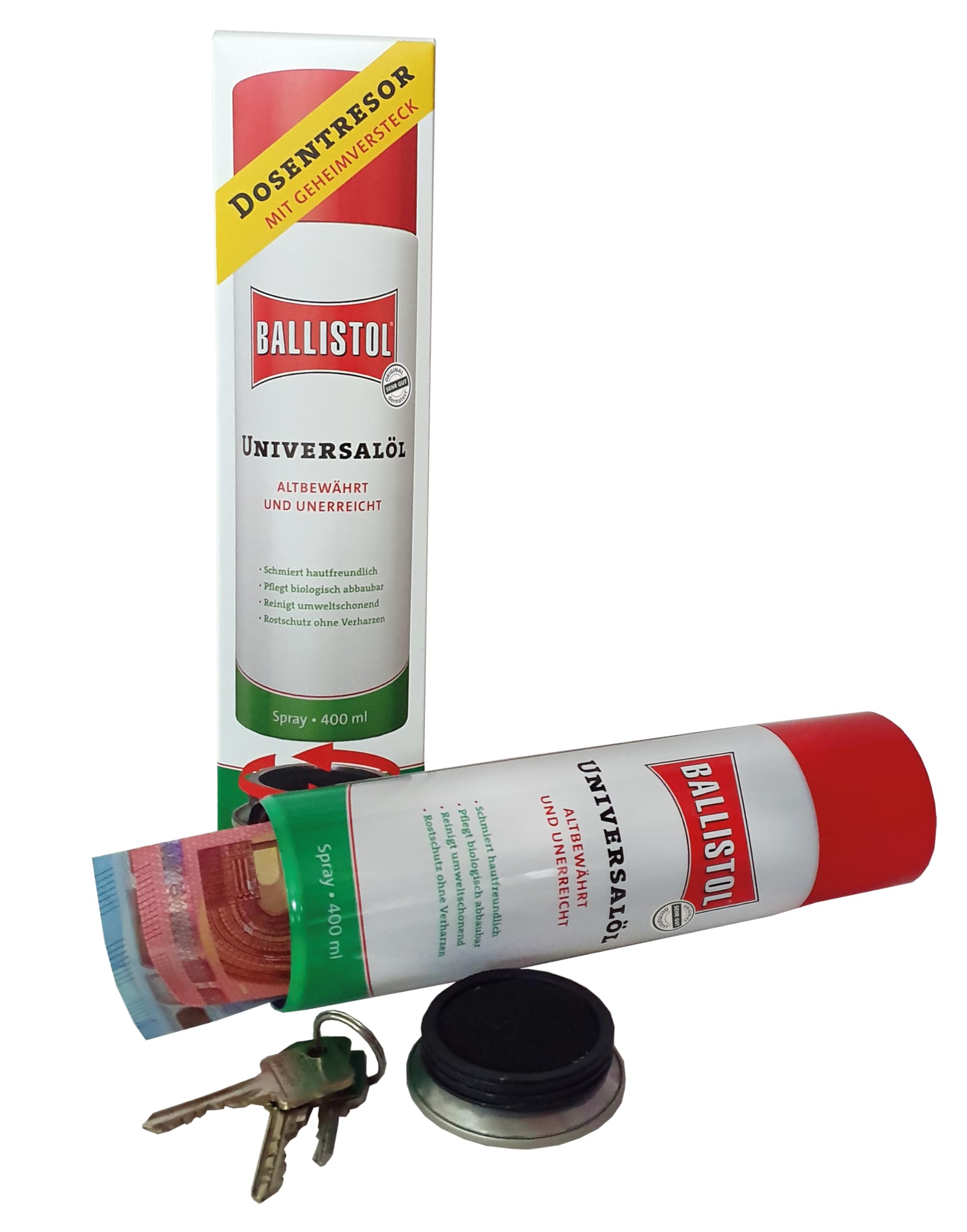 Ballistol Hidden Safe Can - Multi-Colour, 400 ml