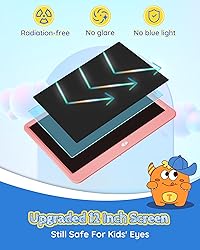 TEKFUN LCD Writing Tablet for Kids Girls Toys, 12
