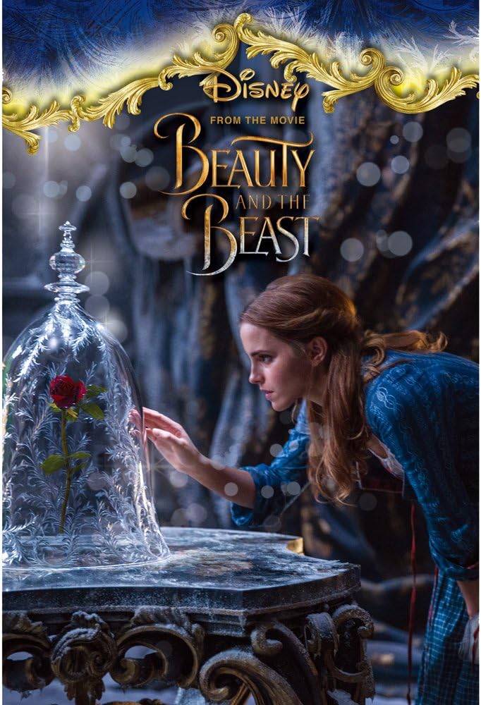 Disney Beauty and The Beast"Bell and Rosedome" 3D Lenticular Card/Postcard