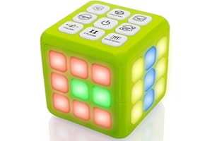 Tevo Cube-it - Brain & Memory Games Cube - 7 in 1 Handheld Games for Kids - Electronic Memory Games Cube - Cool Toys for Boys & Girls - Best STEM Toy Gift Ideas for Kids Ages 6-12+ Year Old