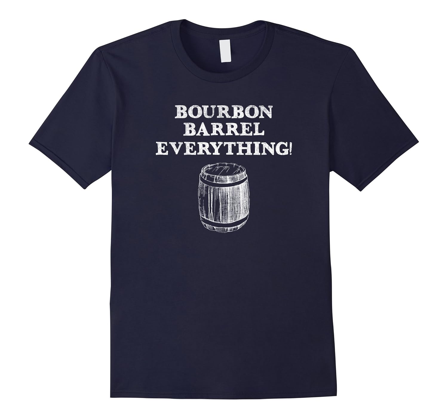 Bourbon Barrel Everything Whiskey Drinking T-Shirt-Rose