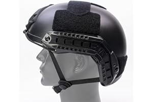 Booiu Tactical Helmet Airsoft Fast Helmet Airsoft Ballistic Helmet - PJ Helmet M Size…
