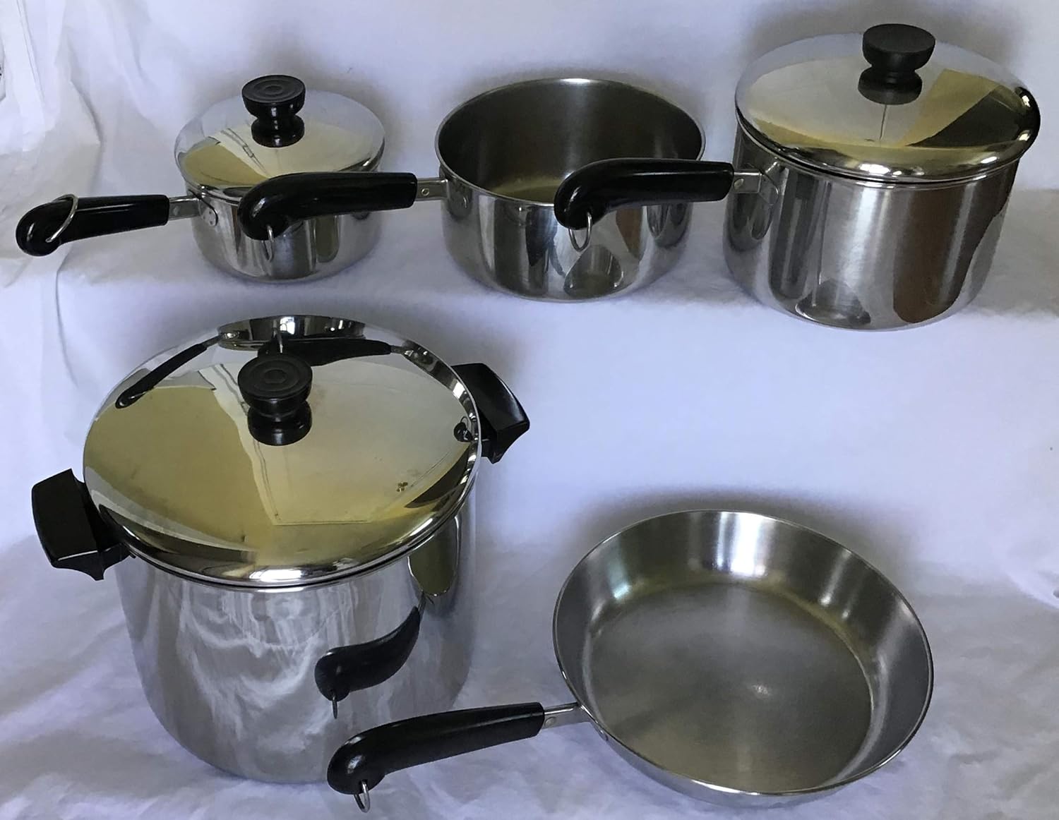 Revere Tri-Ply Set: 8qt. Stockpot; 9