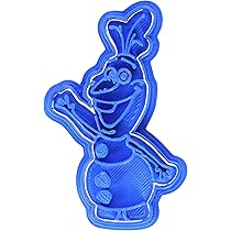 BLUE OLAFページ Cuticuter Whole Olaf Frozen Cookie Cutter, Blue, 8 x 7 x 1.5 cm