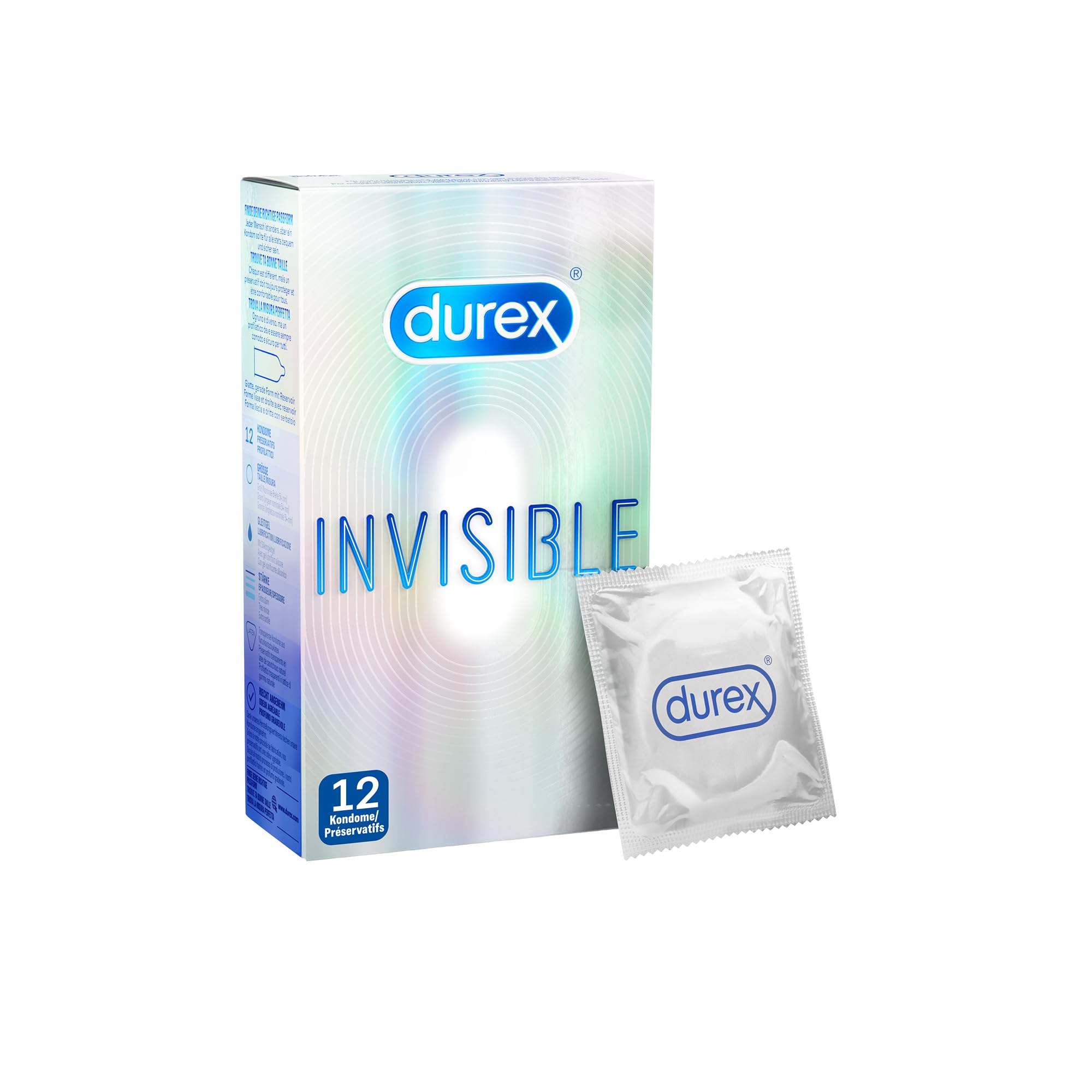 Durex Durex Invisible Condoms (Pack of 12)