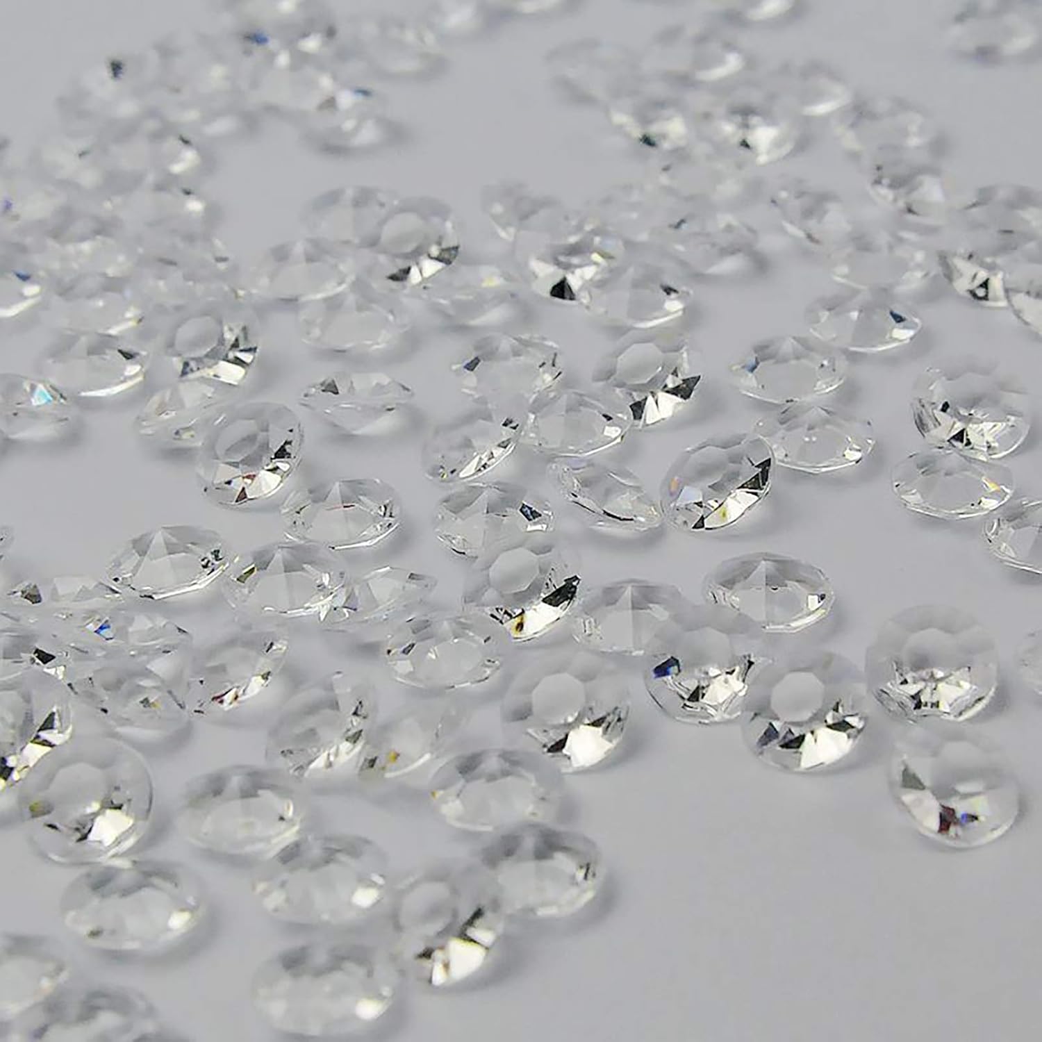 Vase Fillers - ZKC 4.5mm 10000PCS Clear Crystal Acrylic Diamond Vase Fillers Beads for Wedding Centerpiece Table Scatter Shower Party Vase Beads Decorations
