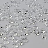 ZKC 4.5mm 10000PCS Clear Crystal Acrylic Diamond Vase Fillers Beads for Wedding Centerpiece Table Scatter Shower Party Vase Beads Decorations