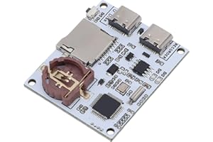 Fabater Serial Data Logger Module, Dual Type C Interfaces USB Serial Port Recorder Dual LED Indicators, Recorder Module with 