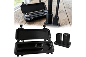 Hard Shell Travel Case for Puffco Pivot and for Hot Knife,and Portable Desktop Display Stand, Protective Case with Organizer 