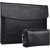 xisiciao, Surface Pro 11th/10/9/8/7/6/5/4/Pro X Sleeve case, for Microsoft 12-12.3-13 Inch Tablet Waterproof Ultrathin Carrying Cover with Small Bag(Black)