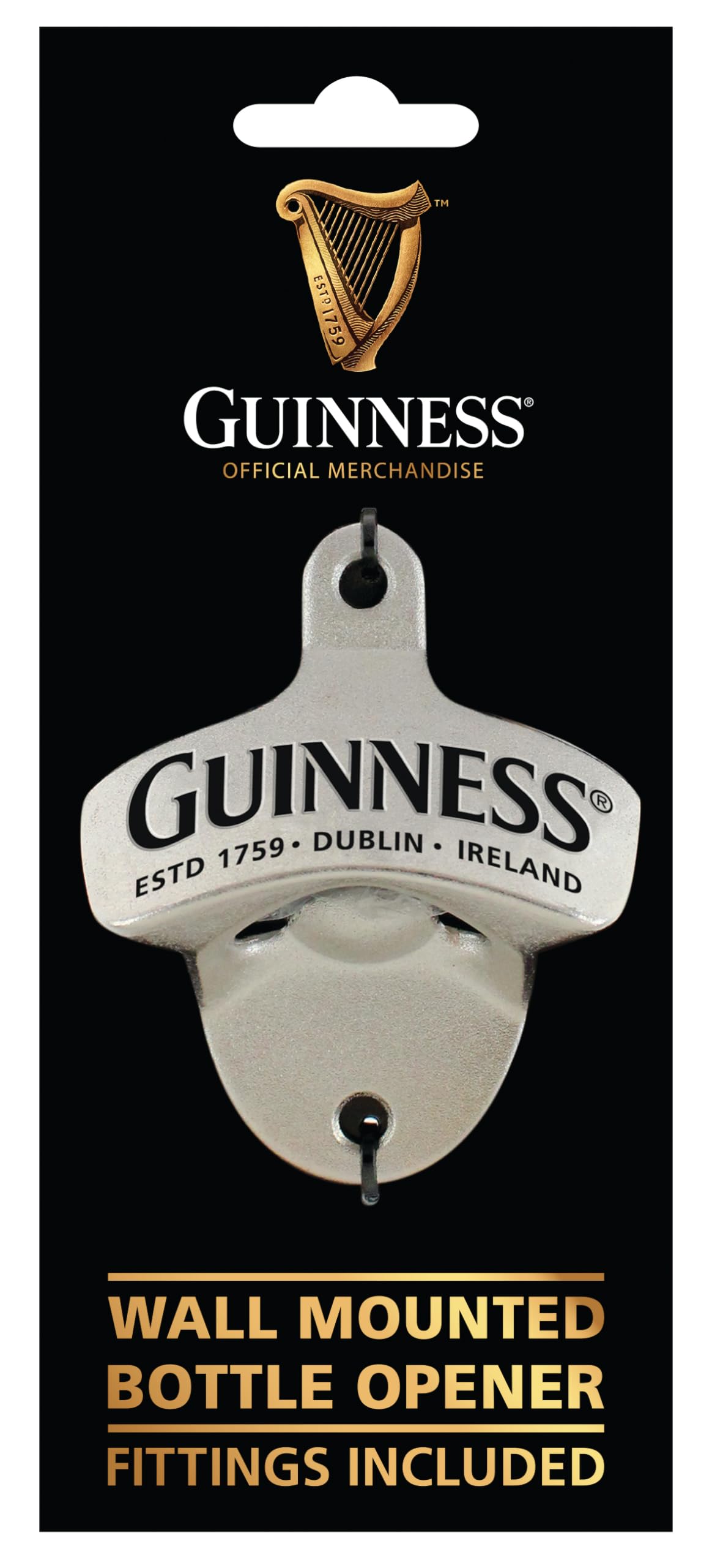 Guinness Wall Mounted Bottle Opener