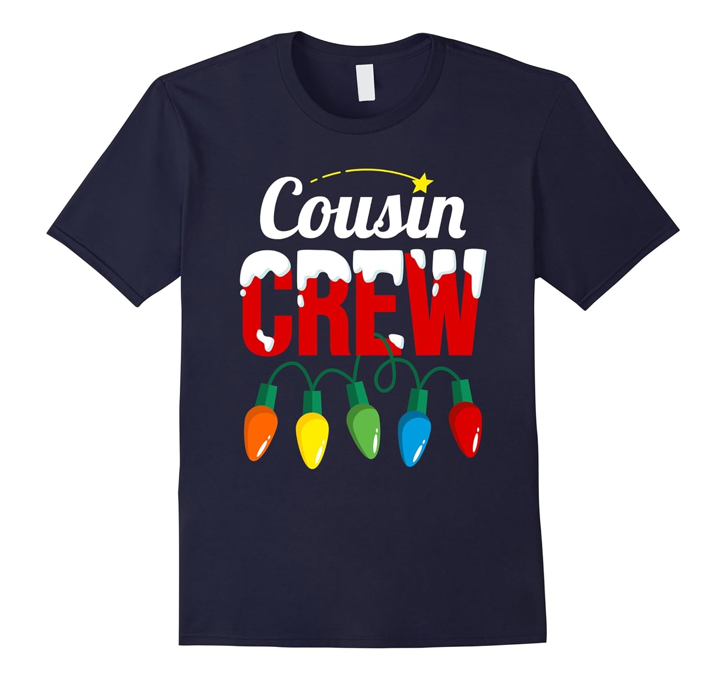 Cute Family Christmas T-shirt Cousin Crew Best Friend Shirt-ANZ