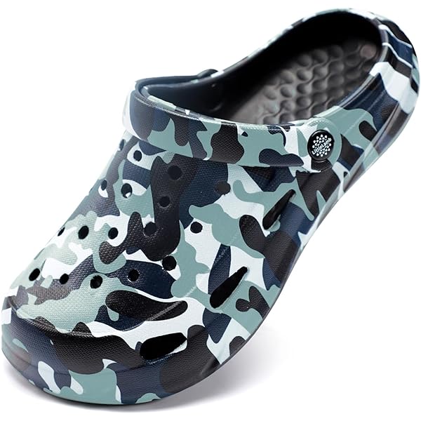 Zuecos Infantiles Camuflaje Sandalias De Agua Antideslizantes