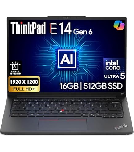 Amazon.com: Lenovo Thinkpad E14 G6 Business Laptop 14.0
