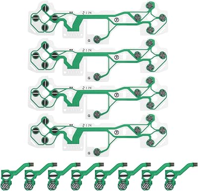 Create idea 4Pcs PS5 V1 Conductive Film Membrane Replacement FPC Ribbon Cable