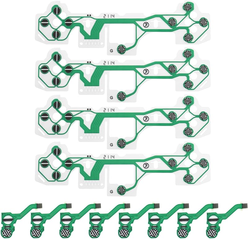 Create idea 4Pcs PS5 V1 Conductive Film Membrane Replacement FPC Ribbon Cable