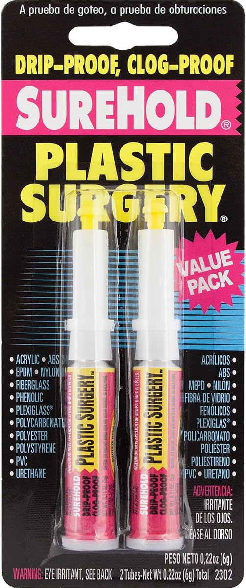 Plastic Surgery Super Glue 2/Pkg.11oz Amazon.co.uk Kitchen & Home