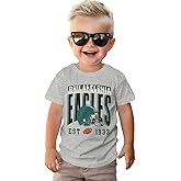 Blithestars Toddler Girl Boy Football Shirt Sunday are for The Birds Game Day Outfit Kids Football Season Sports Fans Tee Top
