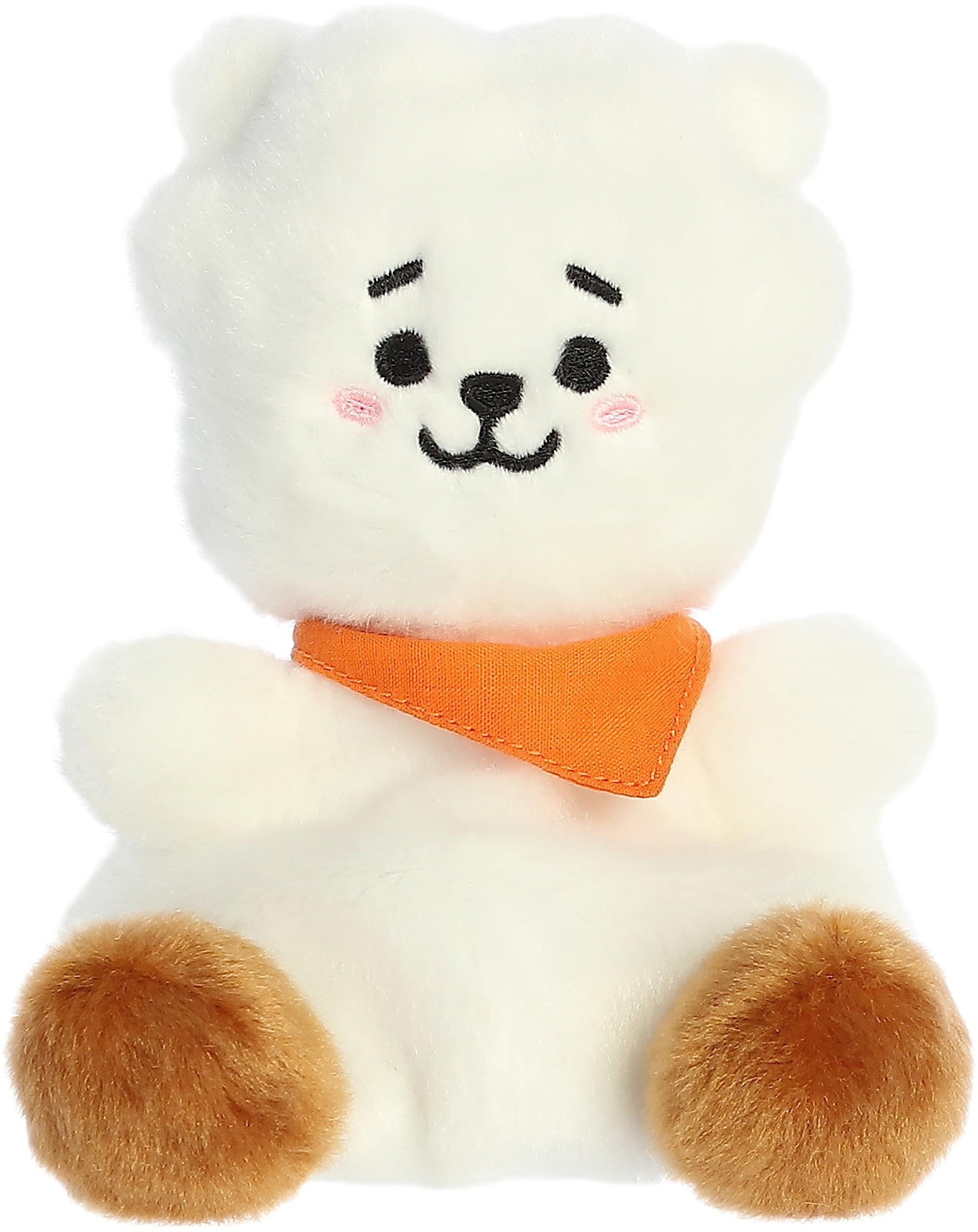 Photo 1 of Aurora® Lovable BT21 Palm Pals™ RJ Stuffed Animal - Collectible Fun - Delightful Cuteness - White 5 Inches