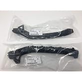 Subaru Left and Right Side Bumper Bracket Set for 2008-2014 Impreza WRX and STi - 57707FG122 &amp; 57707FG132 - Genuine OEM
