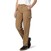 Lee Womens Petite Flex to Go Mid Rise Seamed Cargo Pant