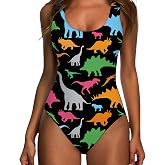 RAISEVERN Women's One Piece Swimsuit Funny 3D Print Bathing Suit | 82% polyamide and 18% spandex; sizes S-XL; made for pool parties, girls' trips, and costume events