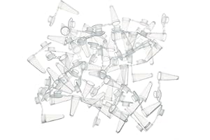 MUHWA 1000pcs PCR Tube with Flat Cap, Microcentrifuge Tube, 0.1ml PCR Reaction Tube (0.1ml)