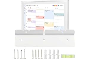 YJNAUPAI Wall Mount for Skylight 15 inch Calendar, Provide Nail Installation or Drilling Installation for Convenient Application in Various Scenarios,Includes Level & Metal Mounting Kit