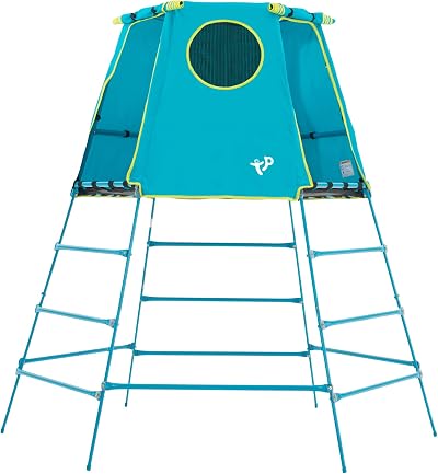 TP Toys Explorer Metal Climbing Frame with Den and Platform Blue
