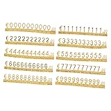 Totority 10pcs Metal Tag Adjustable Jewelry Cubes